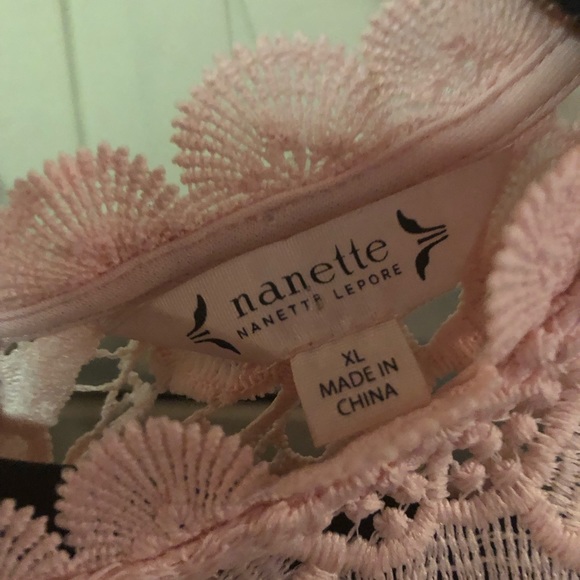 Nanette Lepore Crocheted Lace Top- 693 $40 or $35 w/offer - Picture 5 of 7